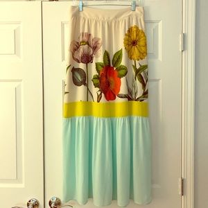 Anthropologie Floral Skirt